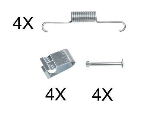 Accessory Kit, parking brake shoes