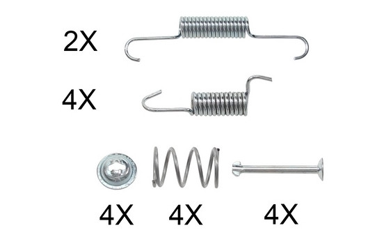 Accessory Kit, parking brake shoes