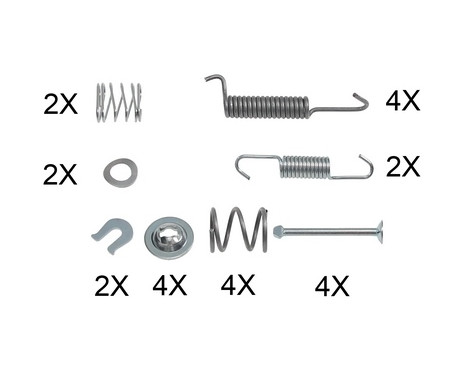 Accessory Kit, parking brake shoes