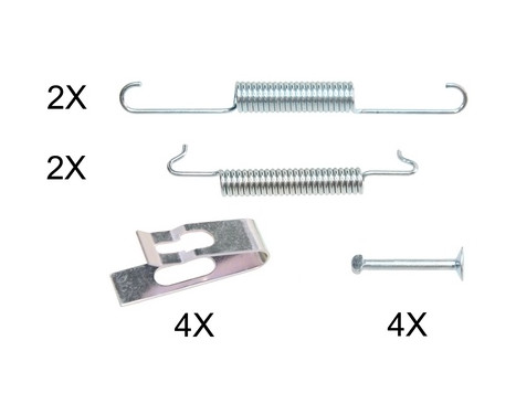 Accessory Kit, parking brake shoes