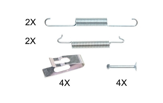 Accessory Kit, parking brake shoes