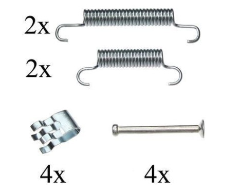 Accessory Kit, parking brake shoes