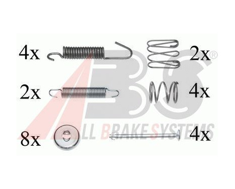 Accessory Kit, parking brake shoes, Image 2