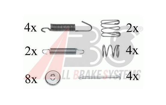 Accessory Kit, parking brake shoes, Image 2