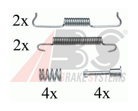 Accessory Kit, parking brake shoes, Image 2