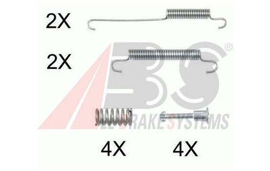 Accessory Kit, parking brake shoes, Image 2