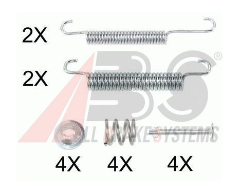 Accessory Kit, parking brake shoes, Image 2