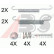 Accessory Kit, parking brake shoes, Thumbnail 2