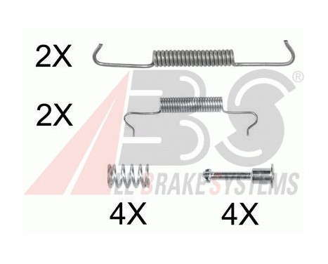 Accessory Kit, parking brake shoes, Image 2