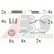 Accessory Kit, parking brake shoes, Thumbnail 2