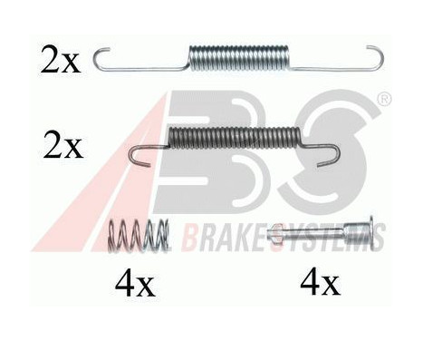 Accessory Kit, parking brake shoes, Image 2