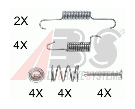 Accessory Kit, parking brake shoes, Image 2