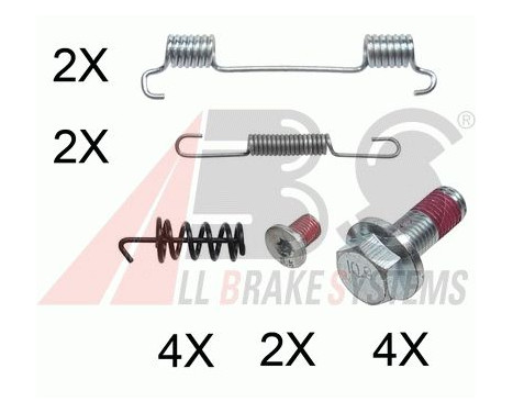 Accessory Kit, parking brake shoes, Image 2