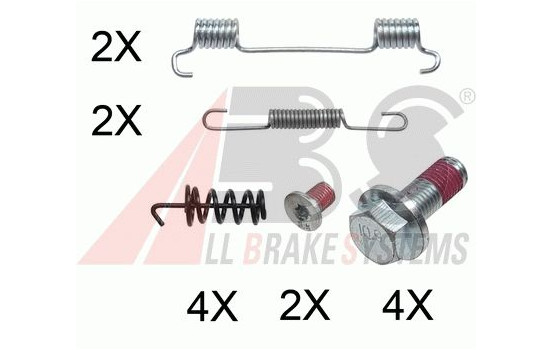 Accessory Kit, parking brake shoes, Image 2