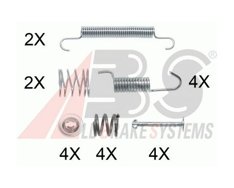 Accessory Kit, parking brake shoes, Image 2
