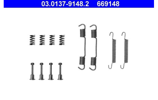 Accessory Kit, parking brake shoes