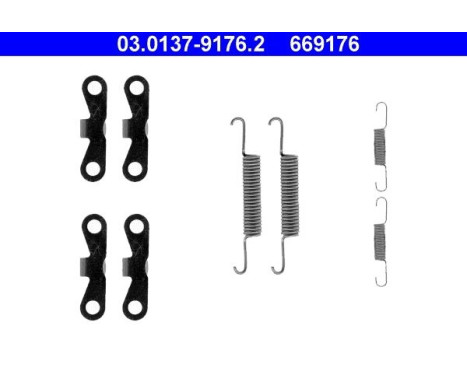 Accessory Kit, parking brake shoes