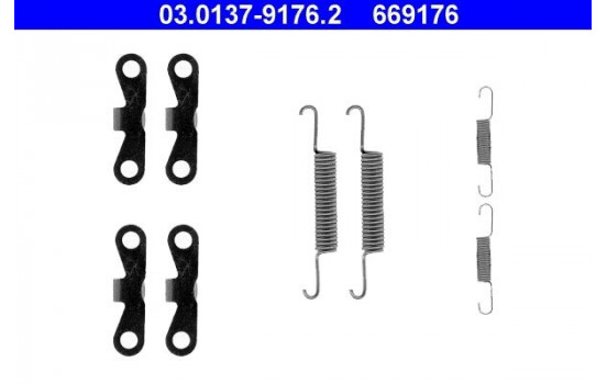 Accessory Kit, parking brake shoes