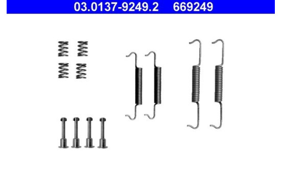 Accessory Kit, parking brake shoes