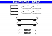Accessory Kit, parking brake shoes