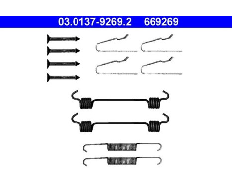 Accessory Kit, parking brake shoes