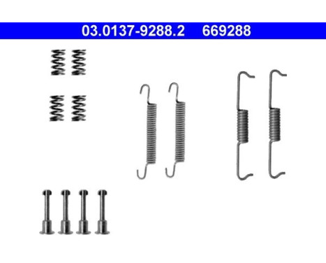 Accessory Kit, parking brake shoes