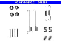 Accessory Kit, parking brake shoes