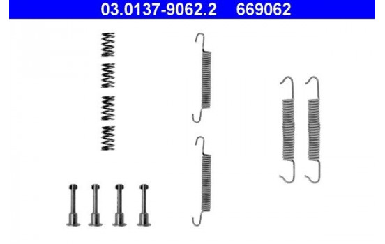 Accessory Kit, parking brake shoes