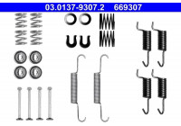 Accessory Kit, parking brake shoes