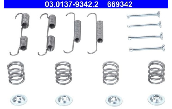 Accessory Kit, parking brake shoes, Image 2
