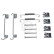 Accessory Kit, parking brake shoes, Thumbnail 3