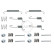 Accessory Kit, parking brake shoes, Thumbnail 2