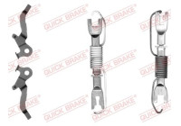 Adjustment set, drum brake