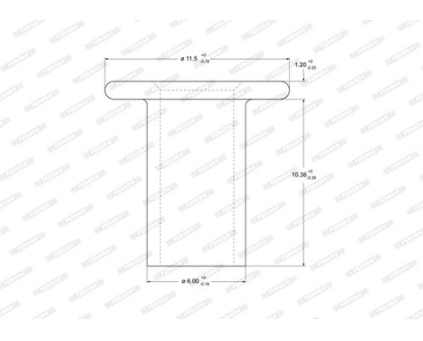 Spreading staple, drum brake lining