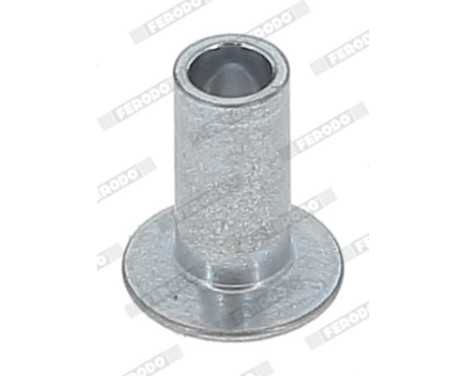Spreading staple, drum brake lining