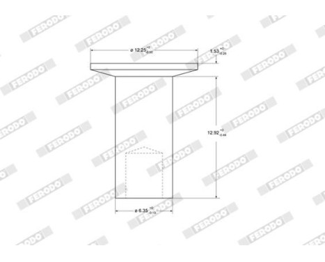 Spreading staple, drum brake lining, Image 2