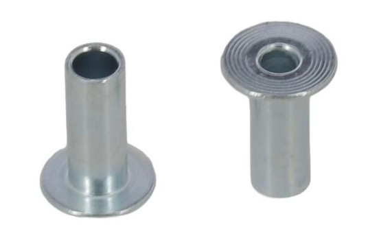 Spreading staple, drum brake lining