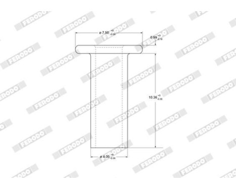 Spreading staple, drum brake lining, Image 2