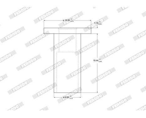 Spreading staple, drum brake lining, Image 2