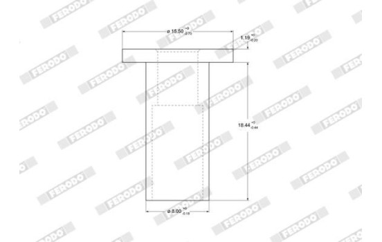 Spreading staple, drum brake lining, Image 2