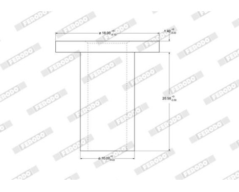 Spreading staple, drum brake lining, Image 2