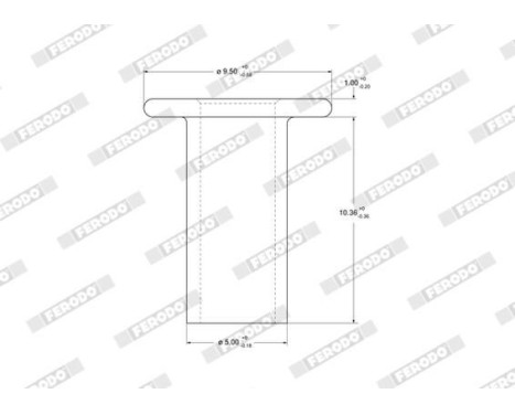 Spreading staple, drum brake lining, Image 2