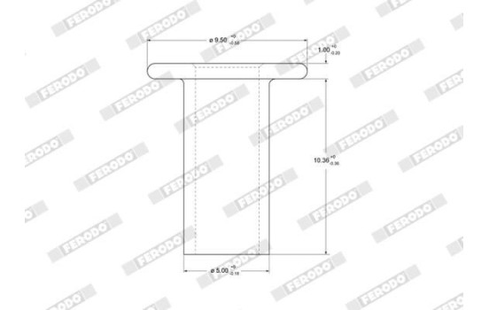 Spreading staple, drum brake lining, Image 2