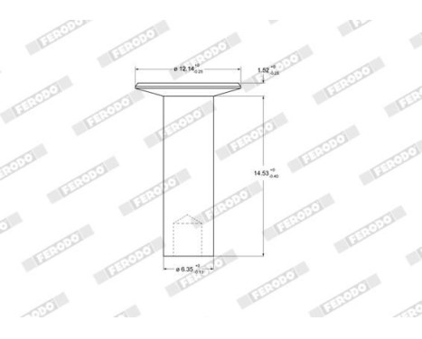 Spreading staple, drum brake lining, Image 2