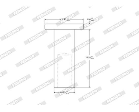 Spreading staple, drum brake lining, Image 2