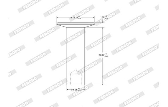 Spreading staple, drum brake lining, Image 2