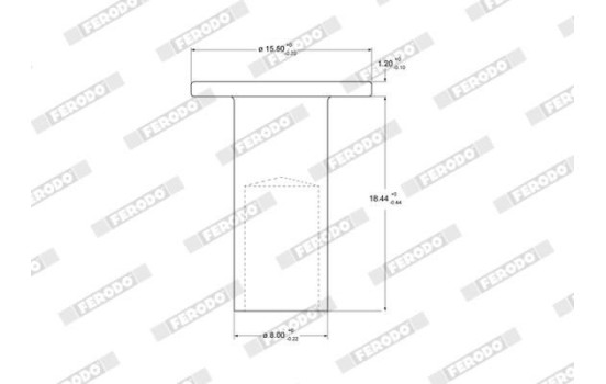 Spreading staple, drum brake lining, Image 3