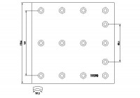 Brake Lining Kit, drum brake