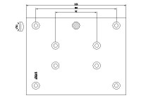 Brake lining set, drum brake
