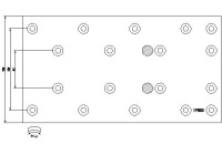Brake lining set, drum brake